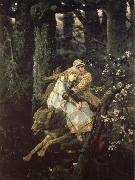 Viktor Vasnetsov Ivan the Tsarevich Riding the Grey Wolf oil on canvas